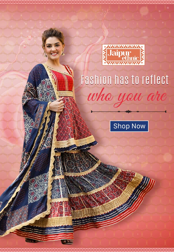 Jaipur Ethnic | Jaipuri Kurtis, Anarkali Sets, Kurti Palazzo Pant Set with Dupatta | Premium Brand in Delhi