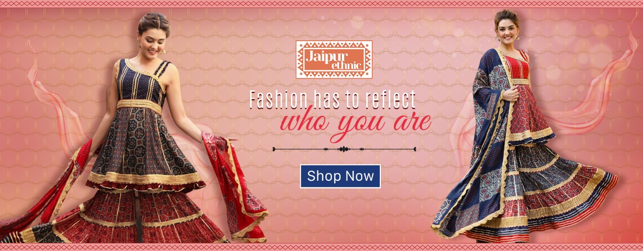 Jaipur Ethnic | Jaipuri Kurtis, Anarkali Sets, Kurti Palazzo Pant Set with Dupatta | Premium Brand in Delhi